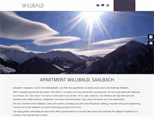 Tablet Screenshot of apartment-willibald.com